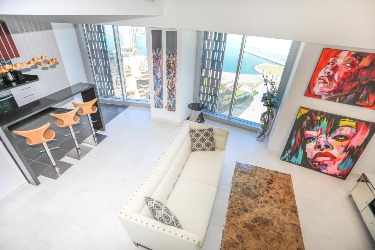 شقة Penthouse In Dubai Marina , Cayan Tower , Sea View المظهر الخارجي الصورة